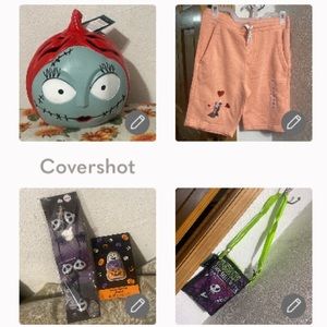 Jack purse+Sally🕷shorts szS+big light up Sally🎃+Lip💋balm+Jack Necklace